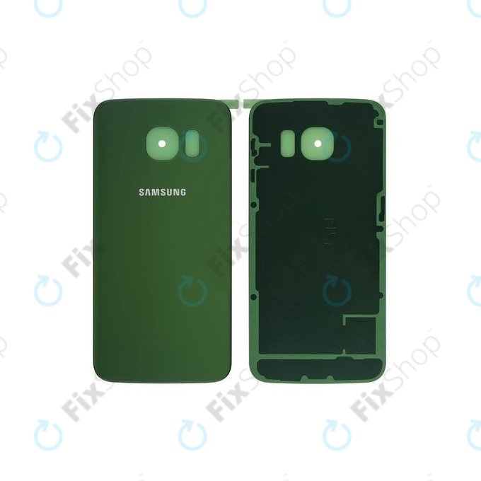 Samsung Galaxy S6 Edge G925F - Carcasă Baterie (Green Emerald) - GH82-09602E Genuine Service Pack
