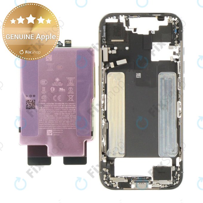 Ramă Mijlocie cu Baterie pentruiPhone 17 Air | Light Blue | ZD076-00719 | Genuine Apple