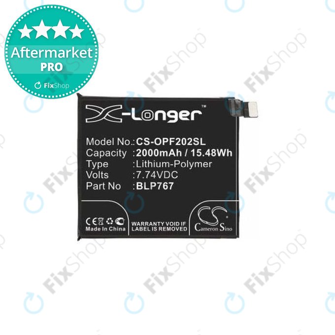 Oppo Find X2 Pro - Baterie BLP767 2000mAh HQ