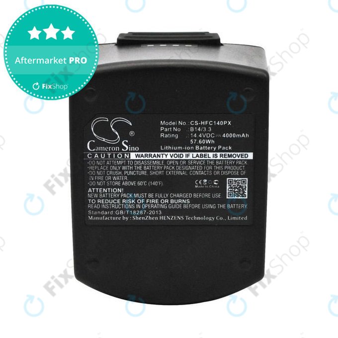 Baterie pentru Hilti SFC14-A, SFH140A, 4000mAh, Li-Ion, 14.4V, B14/3.3, HQ