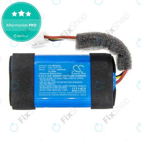 Baterie pentru JBL Flip 6, 6800mAh, Li-Ion, 3.7V, GSP-1S2P-F6D, HQ