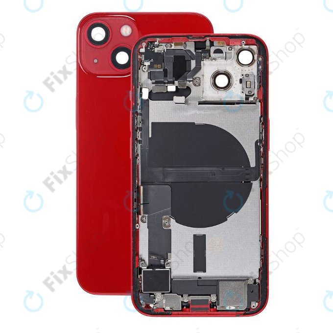 Apple iPhone 13 - Carcasă Spate cu Piese Mici (Red)