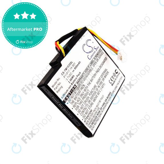 Baterie pentru TomTom, 800mAh, Li-Ion, 3.7V, P11P17-14-S01, HQ