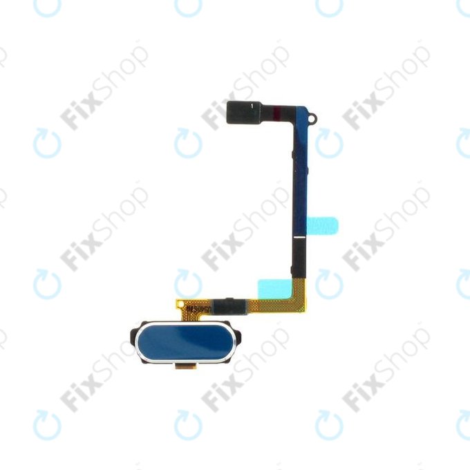Samsung Galaxy S6 G920F - Buton Acasă + Cablu flex (Blue Topaz) - GH96-08166D Genuine Service Pack