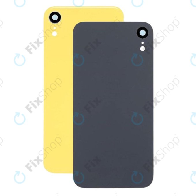 Apple iPhone XR - Sticlă Carcasă Spate + Sticlă Camere (Yellow)