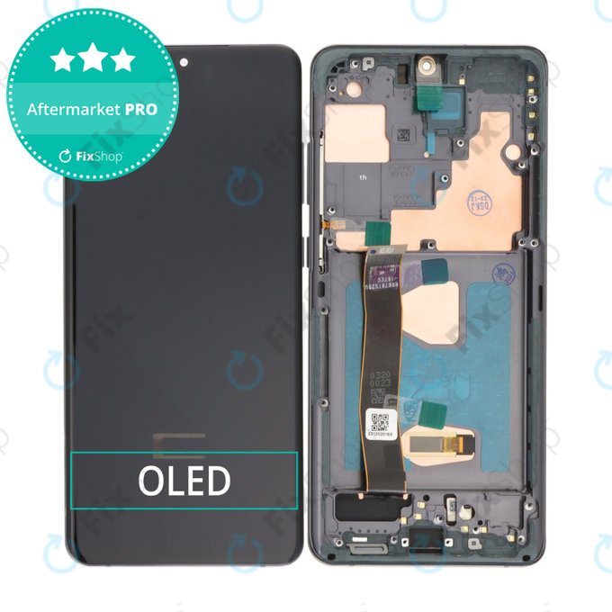 Samsung Galaxy S20 Ultra G988F - Ecran LCD + Sticlă Tactilă + Ramă (Cosmic Black) OLED