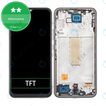 Samsung Galaxy A34 5G A346B - Ecran LCD + Sticlă Tactilă + Ramă (Graphite) TFT