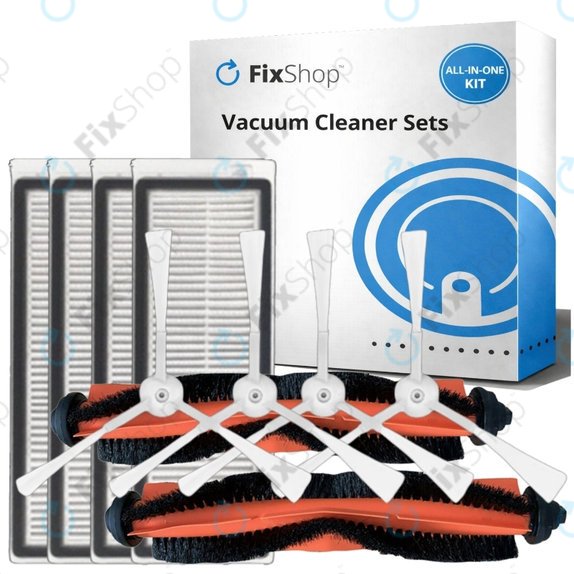 Set de piese de schimb pentru Xiaomi Mi Robot Vacuum Mop Essential (Mijia G1) (2x Perie principală, 4x Filter, 4x Perie laterală)