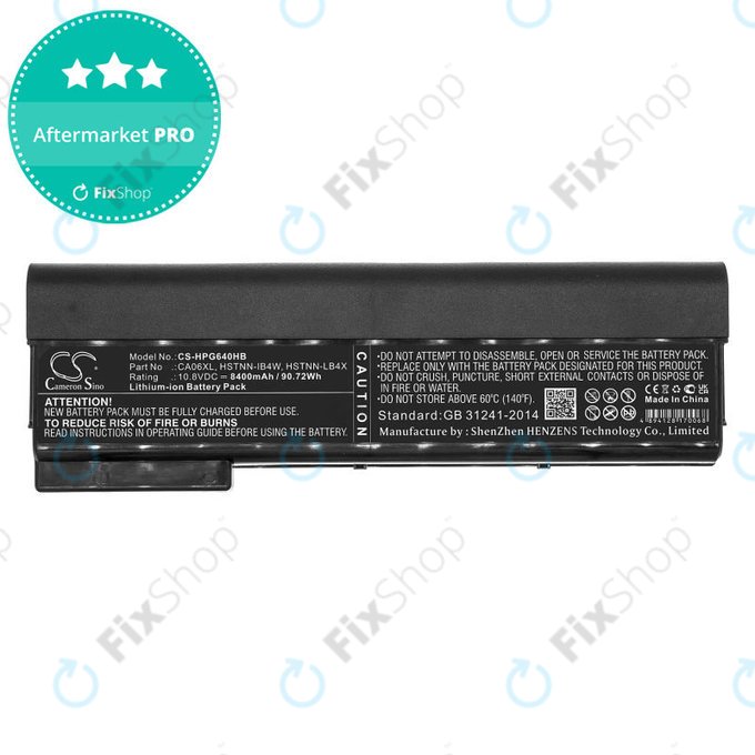 Baterie pentru HP ProBook 640 G1, 650 G1, 655 G1, 645 G1, 8400mAh, Li-Ion, 10.8V, CA06XL, HQ
