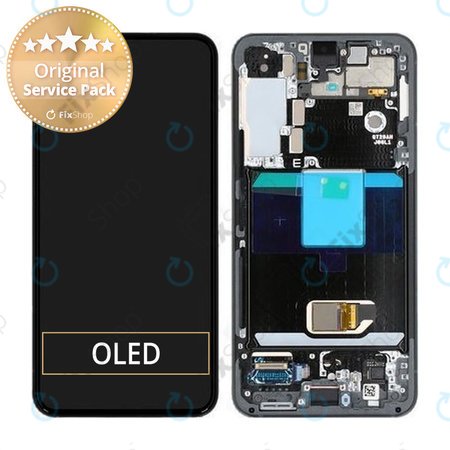 Samsung Galaxy S22 S901B - Ecran LCD + Sticlă Tactilă + Ramă (Grey) - GH82-27520E, GH82-27521E Genuine Service Pack