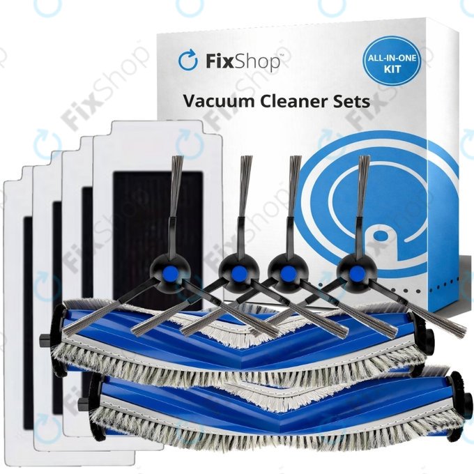 Set de piese de schimb pentru Ecovacs Omni T30 (2x Perie principală, 4x Filter, 4x Perie laterală)