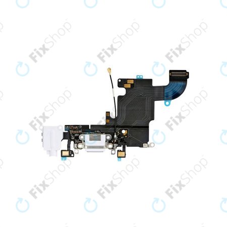 Apple iPhone 6S - Conector de Încărcare + Cablu Flex (White)