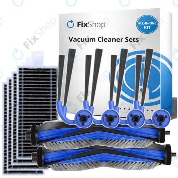 Set de piese de schimb pentru Ecovacs Deebot X11 Pro, X11 (2x Perie principală, 4x Filter, 4x Perie laterală)
