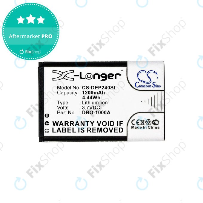 Baterie pentru Doro 1370, 1372, 2404, 6040, 1200mAh, Li-ion, 3.7V, DBO-1000A, HQ