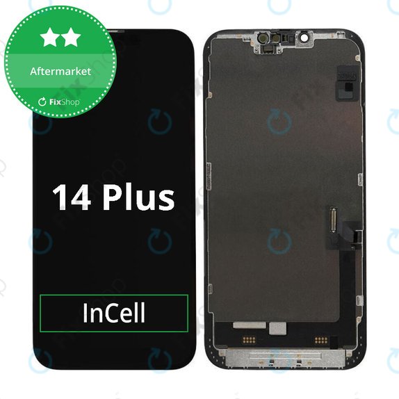 Ecran In-Cell HD+ pentru iPhone 14 Plus, Sticlă tactilă cu ramă