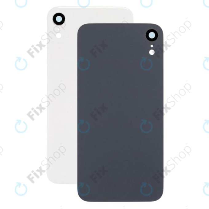 Apple iPhone XR - Sticlă Carcasă Spate + Sticlă Camere (White)