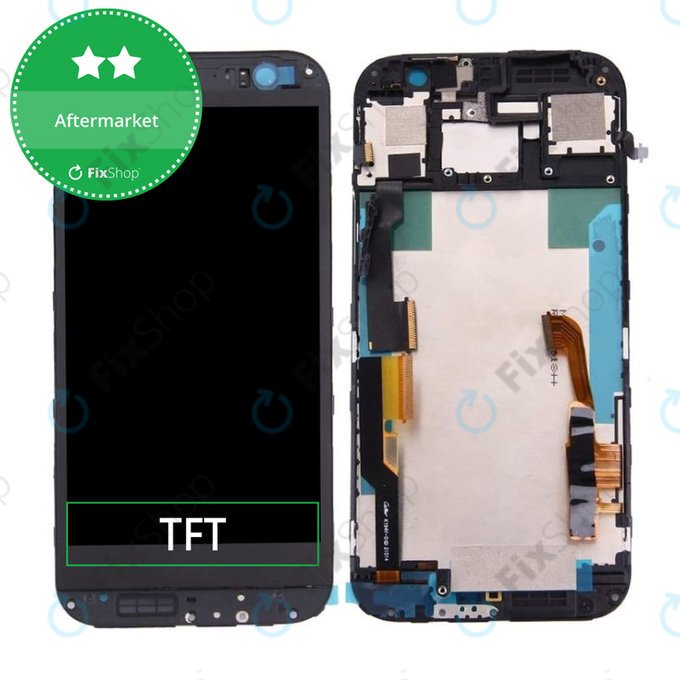 HTC One M8 - Ecran LCD + Sticlă Tactilă + Ramă (Gray) TFT