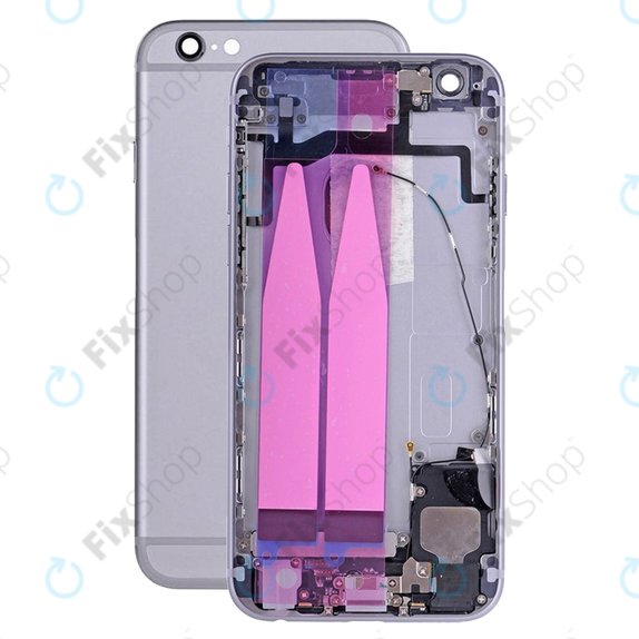 Apple iPhone 6S - Carcasă Spate cu Piese Mici (Space Gray)