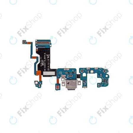 Samsung Galaxy S9 Plus G965F - Conector de Încărcare + Cablu flex + Microfon - GH97-21682A Genuine Service Pack