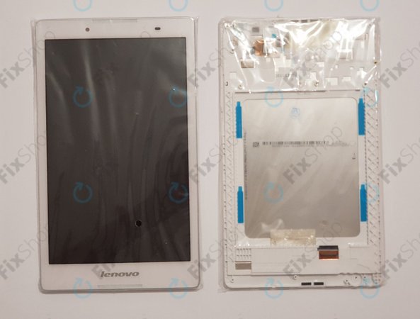 Lenovo TAB 2 A8-50 - Ecran LCD + Sticlă Tactilă + Ramă (Alb) - 5D68C02330