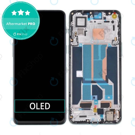 OnePlus Nord 2 5G - Ecran LCD + Sticlă Tactilă + Ramă (Green Woods) OLED