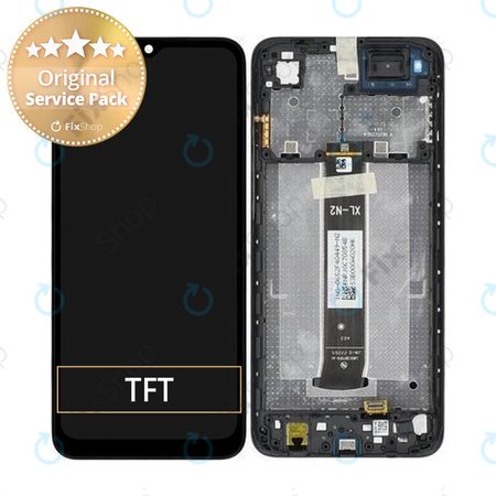 Xiaomi Redmi A1 220733SI, 220733SG - Ecran LCD + Sticlă Tactilă + Ramă (Black) - 5600010C3S00 Genuine Service Pack