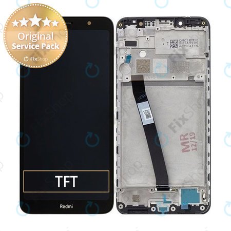 Xiaomi Redmi 7A - Ecran LCD + Sticlă Tactilă + Ramă (Matte Black) - 560610127000, 560610122000 Genuine Service Pack