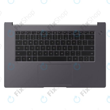 Huawei MateBook D15 2020 - Carcasă C (Armrest) + Tastatură + Touchpad (Space Gri) (UK) - 02353LRS