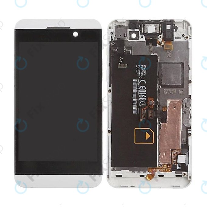 Blackberry Z10 - Ecran LCD + Sticlă Tactilă + Ramă 4G (White) TFT