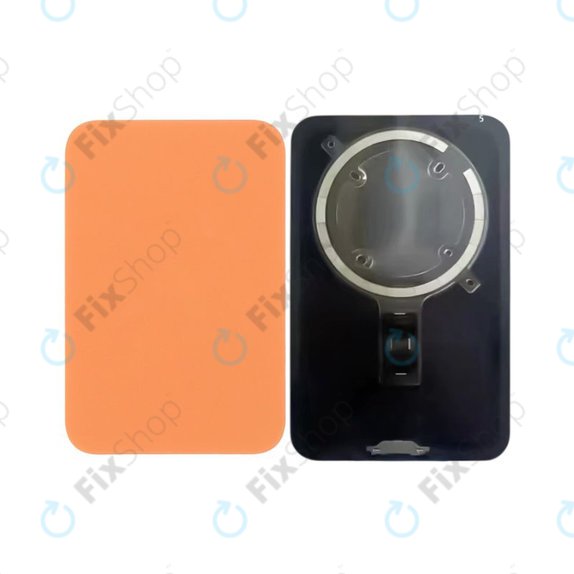 Sticlă carcasă spate MagSafe pentru iPhone 17 Pro Max, Orange
