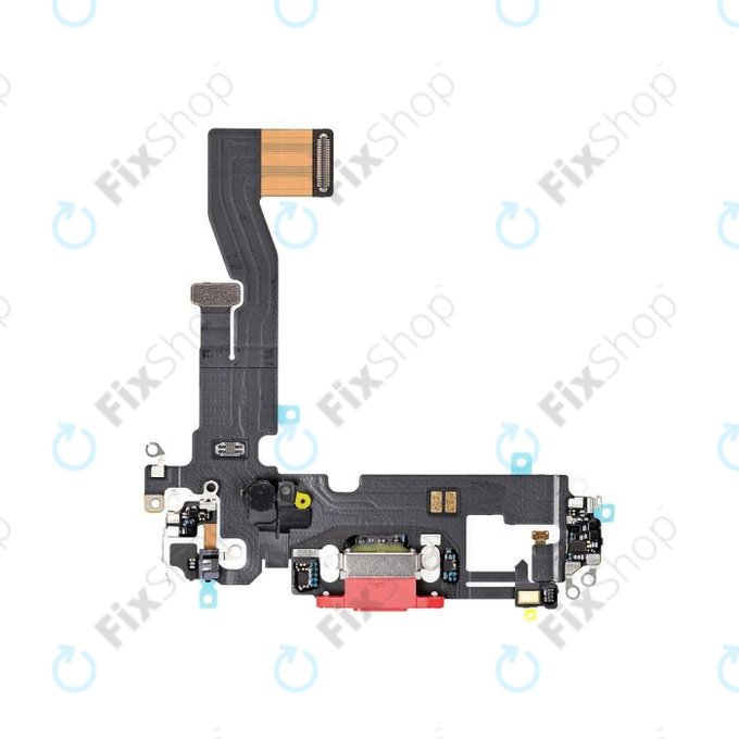 Apple iPhone 12, 12 Pro - Conector de Încărcare + Cablu Flex (Red)