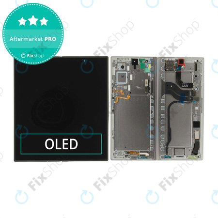 Samsung Galaxy Z Fold 7 F966B - Ecran LCD + Sticlă Tactilă + Ramă (Silver Shadow) OLED