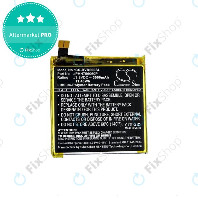 iGet Blackview BV6000 - Baterie PHH756060P 3000mAh HQ