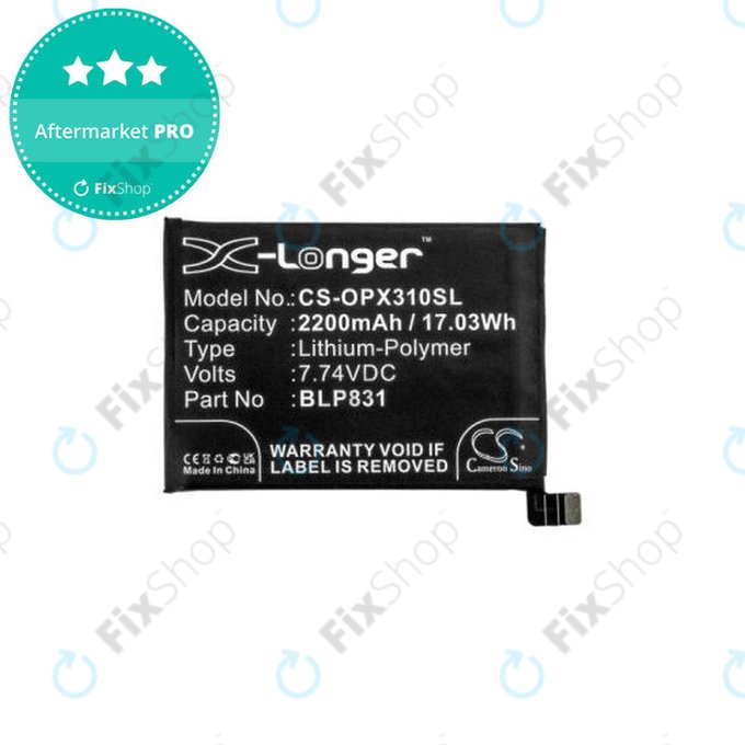 Oppo Find X3 Pro - Baterie BLP831 2200mAh HQ