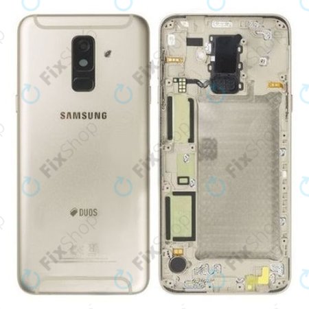 Samsung Galaxy A6 Plus A605 (2018) - Carcasă Baterie (Gold) - GH82-16431D Genuine Service Pack