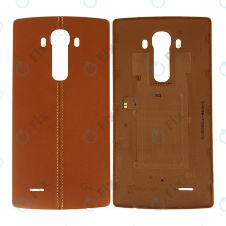 LG G4 H815 - Carcasă Baterie din piele + NFC (Leather Brown)
