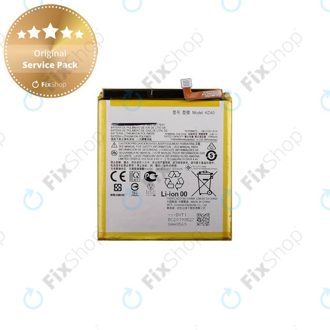 Motorola Moto G8 Plus - Baterie KD40 4000mAh - SB18C52857 Genuine Service Pack