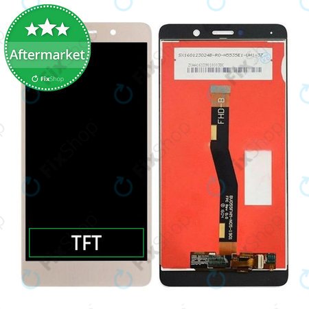 Huawei Honor 6X - Ecran LCD + Sticlă Tactilă (Gold) TFT