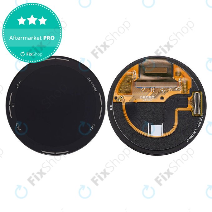 Ecran OLED + sticlă tactilă fără ramă (Black) pentru Garmin Instinct 3 45mm