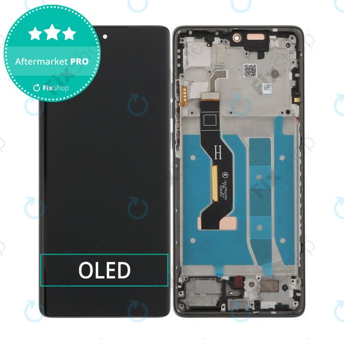 Motorola Moto G85 5G XT2427-3 - Ecran LCD + Sticlă Tactilă + Ramă (Urban Grey) OLED