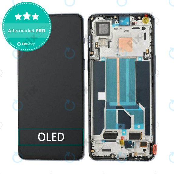 OnePlus Nord 2 5G - Ecran LCD + Sticlă Tactilă + Ramă (Grey Sierra) OLED