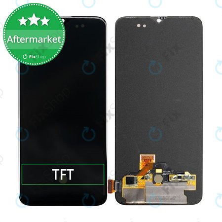 OnePlus 6T - Ecran LCD + Sticlă Tactilă + Ramă (Black) TFT