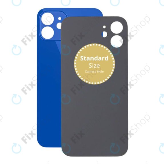 Apple iPhone 12 - Sticlă Carcasă Spate (Blue)