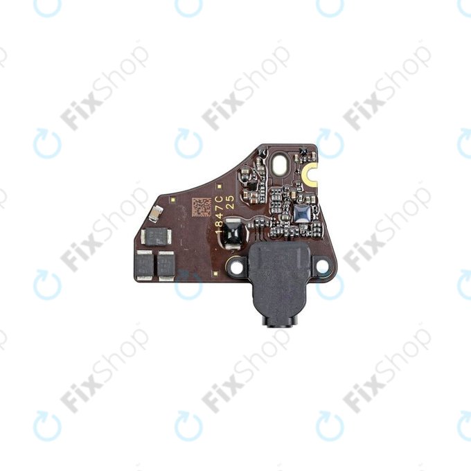 Apple MacBook Air 13" A1932 (2018 - 2019) - Jack Conector Placă PCB (Space Gray, Gold)