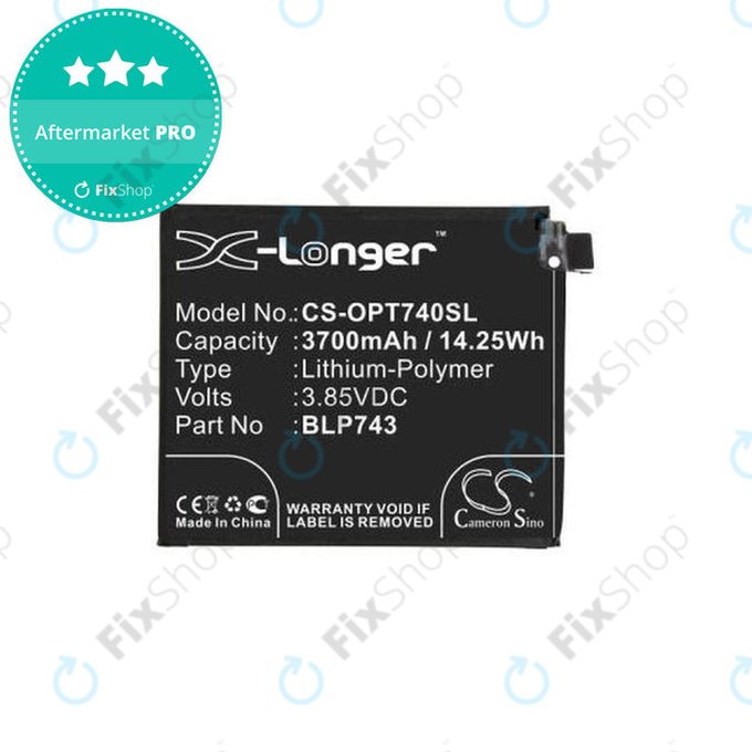 OnePlus 7T - Baterie BLP743 3700mAh HQ