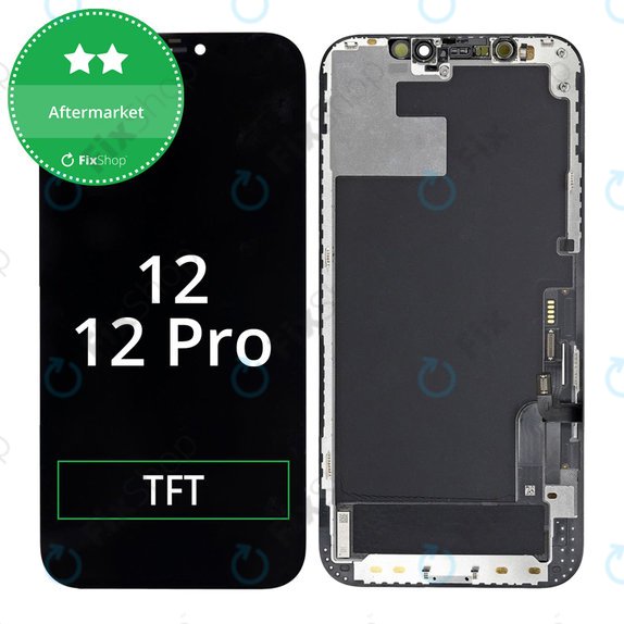 Ecran In-Cell HD+ pentru iPhone 12, 12 Pro, Sticlă tactilă cu ramă