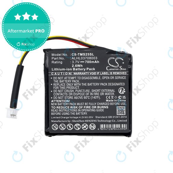 Baterie pentru TomTom Star 20, 700mAh, Li-Ion, 3.7V, ALHL03708003, HQ