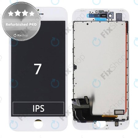 Apple iPhone 7 - Ecran LCD + Sticlă Tactilă + Ramă (White) Refurbished PRO