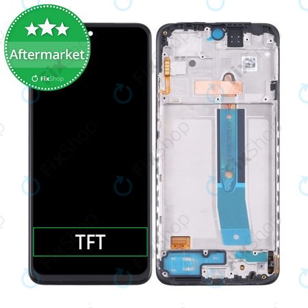 Xiaomi Redmi Note 11, Note 11S, Poco M4 Pro 4G - Ecran LCD + Sticlă Tactilă + Ramă (Graphite Gray) TFT