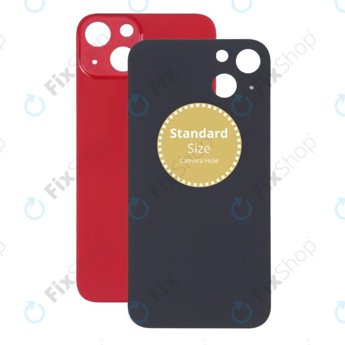 Apple iPhone 13 - Sticlă Carcasă Spate (Red)